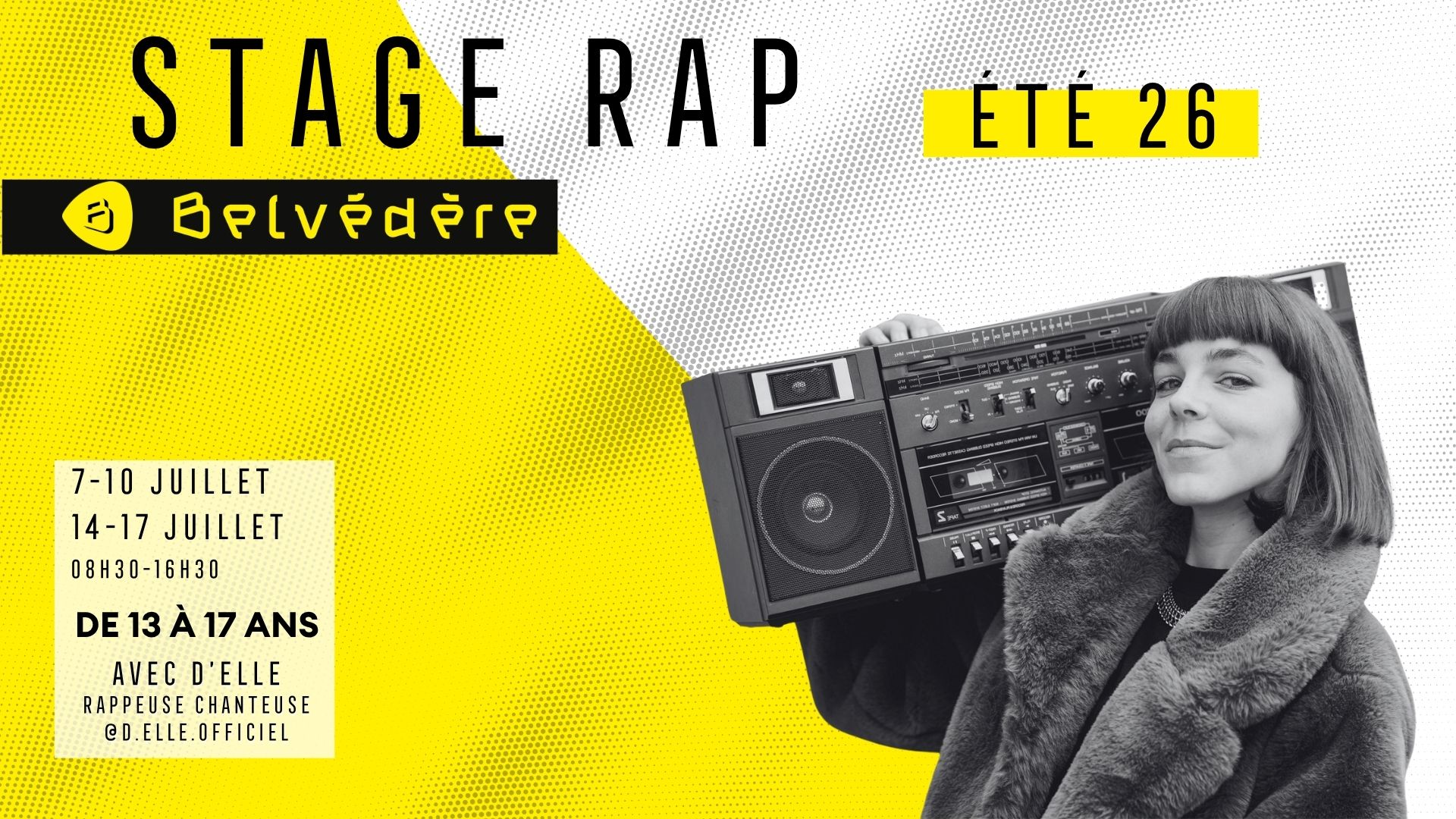 Stage Rap Belvédère